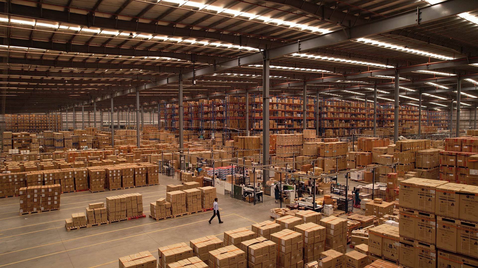 A view of the Croma warehouse at Bhiwandi, outskirts of Mumbai