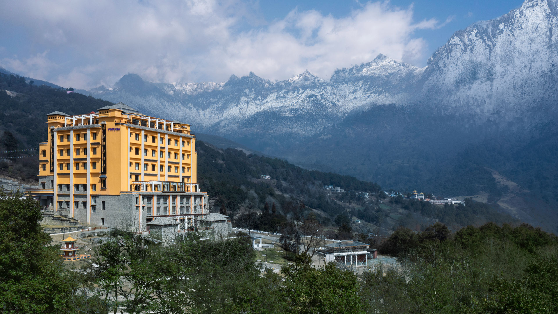 A view of Taj in Tawang, Arunachal Pradesh