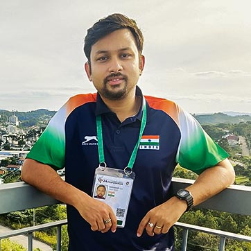 Srijit Mazumder Deaf athlete