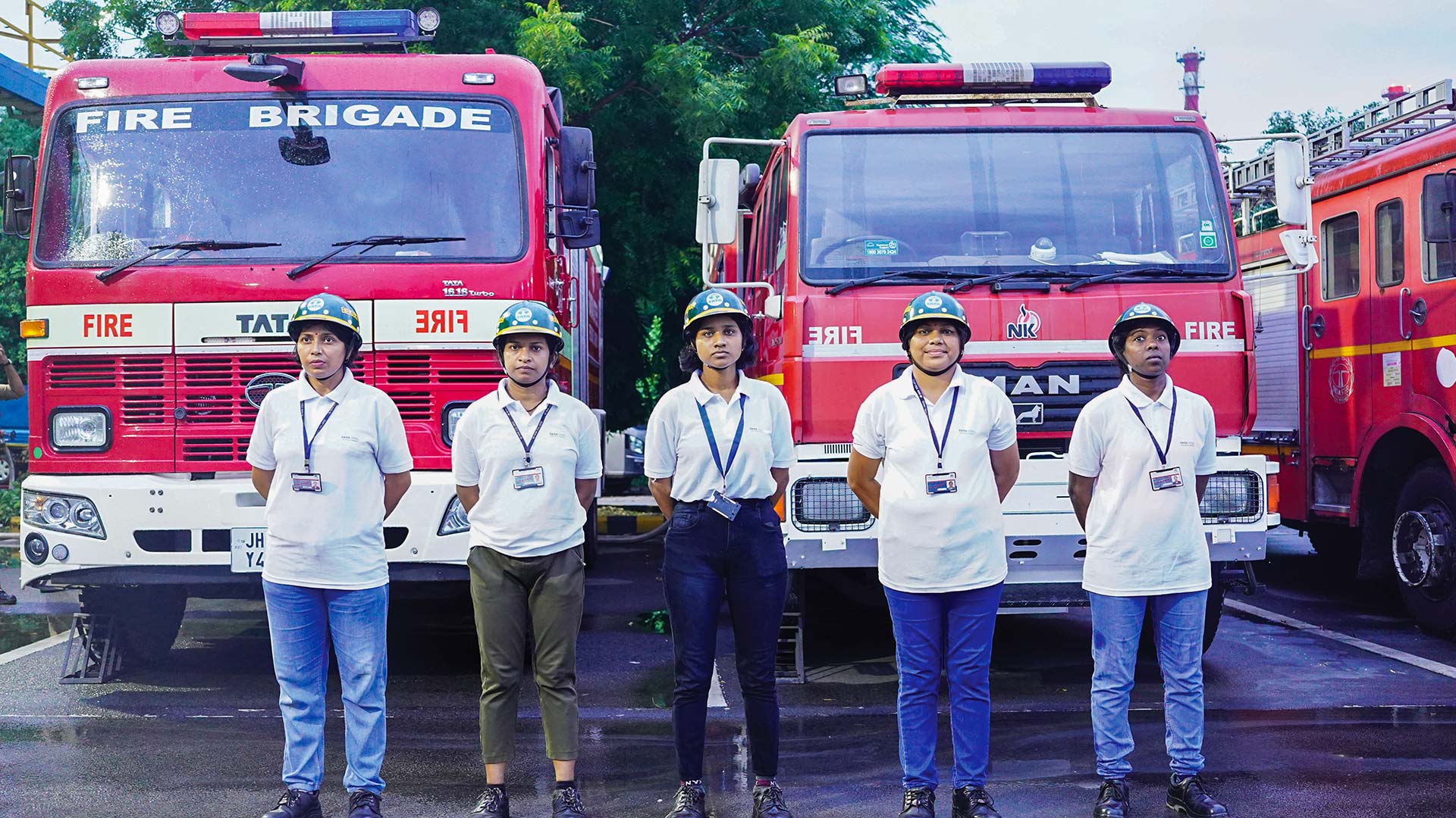 Tata Steel women firefighters