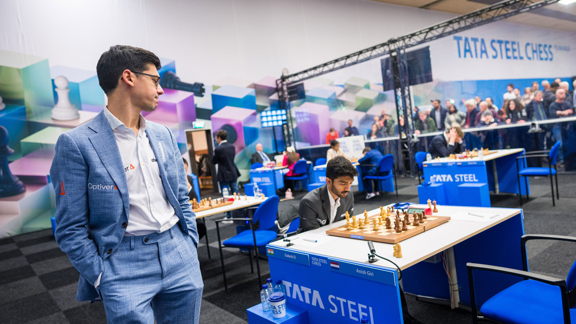 Anish Giri and Gukesh