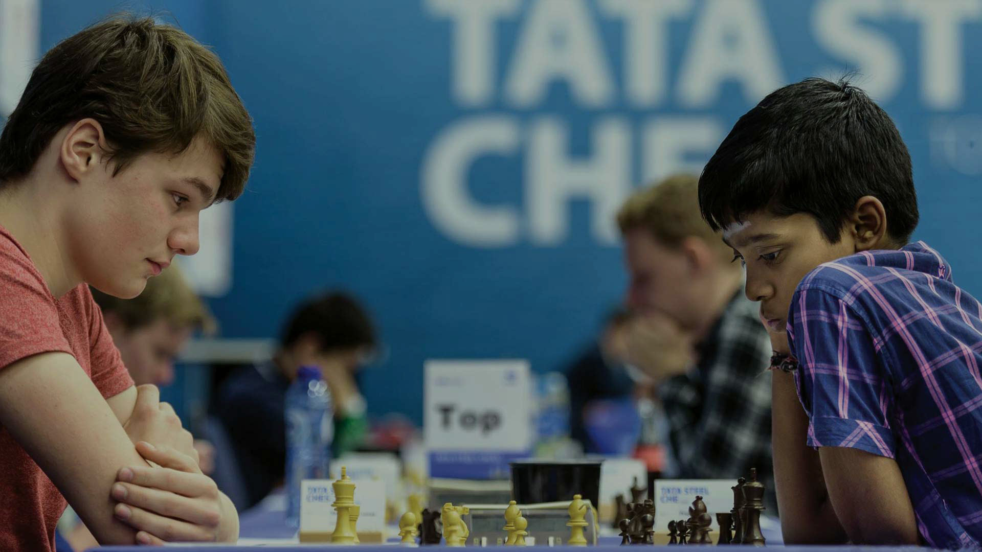 Rameshbabu Praggnanandhaa at the Tata Steel Chess championship